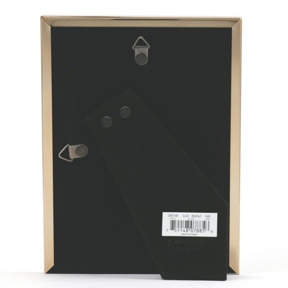 LAWRENCE FRAMES 4x6 Gold Matted Picture Frame - Picture 4 of 4